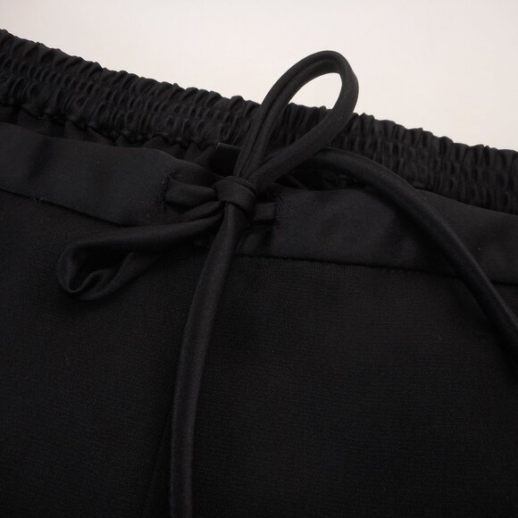 NEW Lane Bryant Women's size 14/16 Pull-on Pants Black Satin Trim Drawstring NWT - Picture 9 of 11